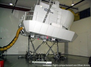 Simulator-flight-compartment