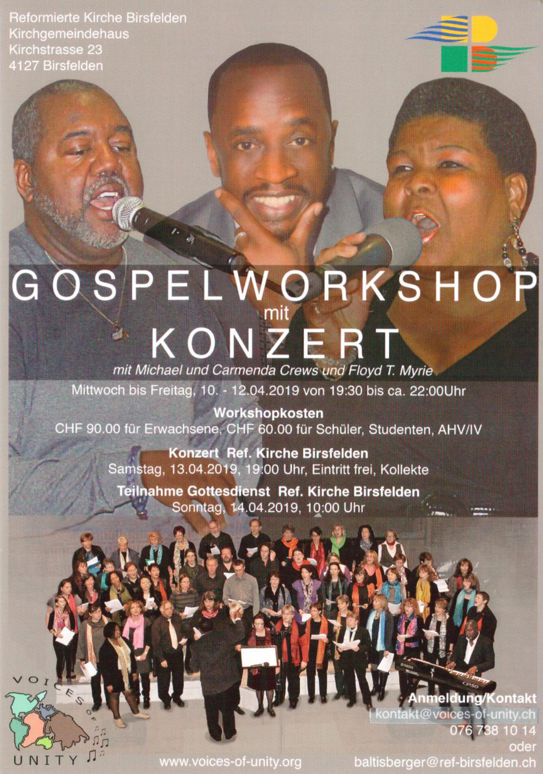 Gospelworkshop und Konzert