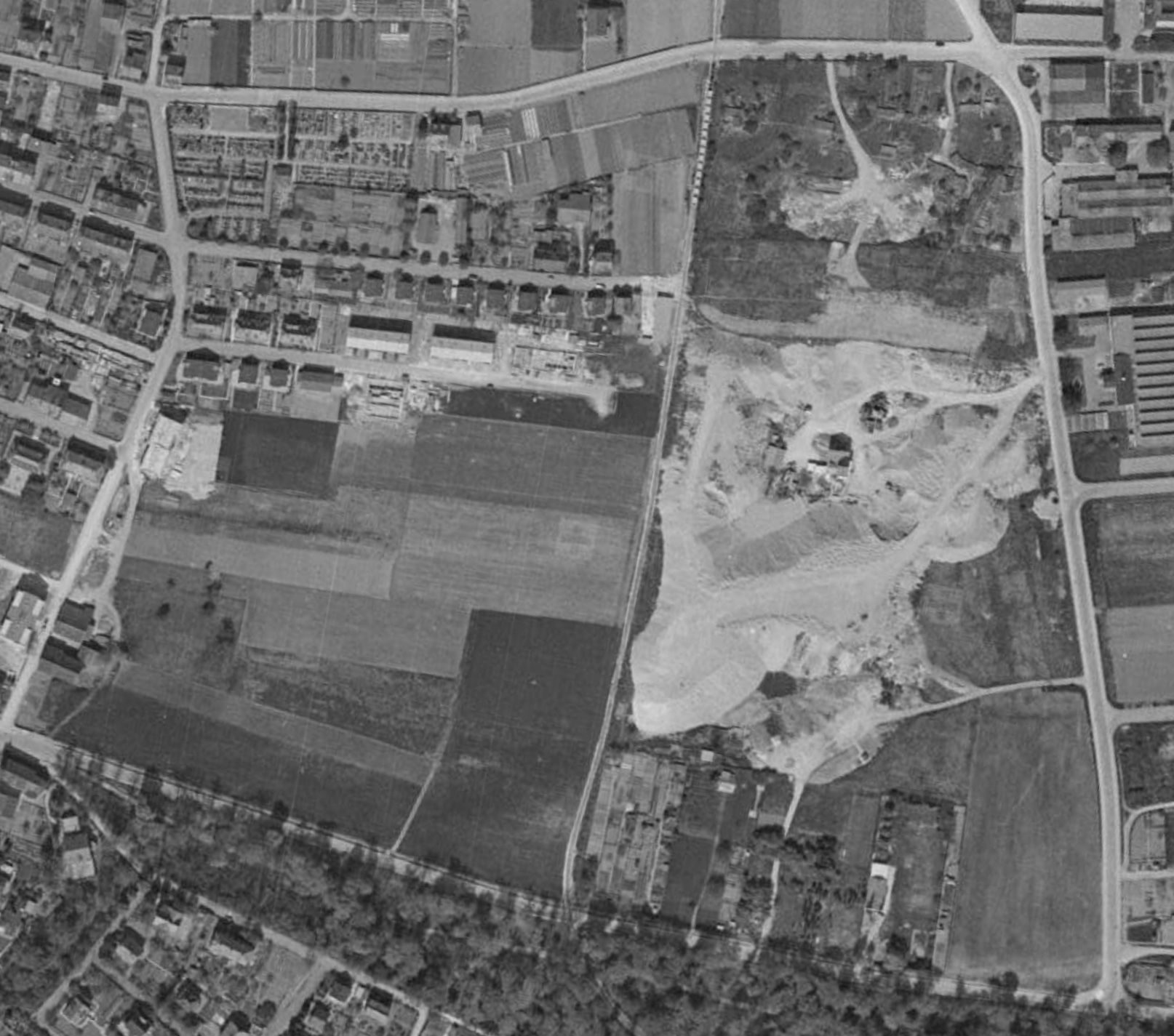 Luftbild Deponie 1953