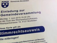Einladung Gemeindeversammlung
