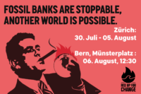 Schweizer Banken erzeugen durch ihre Investitionen 20 Mal so viele Treibhausgase wie die gesamte Schweiz