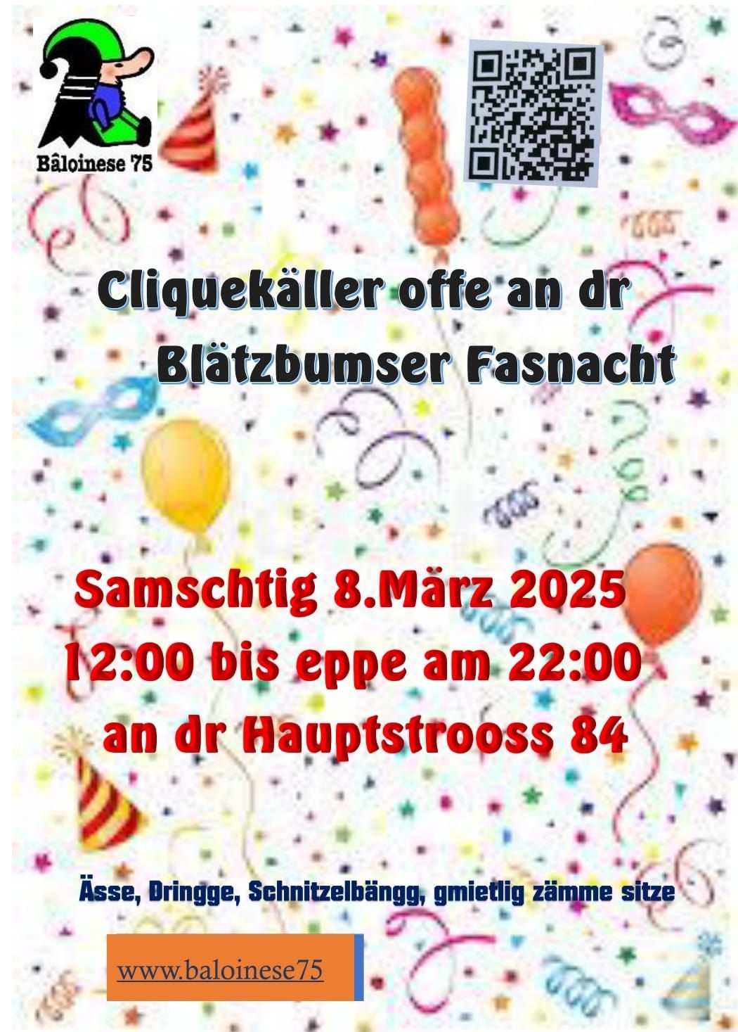 Cli­que-Käl­ler offe am 8. März